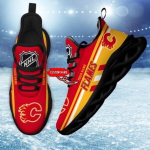 Personalized NHL Calgary Flames Max Soul Shoes Chunky Sneakers Perfect Gift For Fans 3