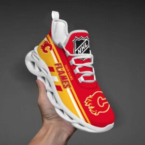 Personalized NHL Calgary Flames Max Soul Shoes Chunky Sneakers Perfect Gift For Fans 4