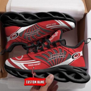 Personalized NHL Carolina Hurricanes Max Soul Shoes For Hockey Fans 2