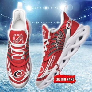 Personalized NHL Carolina Hurricanes Max Soul Shoes For Hockey Fans 3