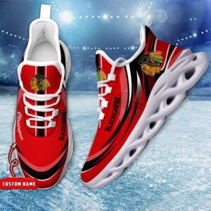 Personalized NHL Chicago Blackhawks Max Soul Shoes Chunky Sneakers For Fans 1