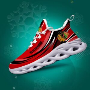 Personalized NHL Chicago Blackhawks Max Soul Shoes Chunky Sneakers For Fans 3