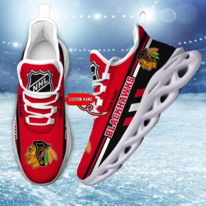 Personalized NHL Chicago Blackhawks Max Soul Shoes Chunky Sneakers Perfect Gift For Fans 1