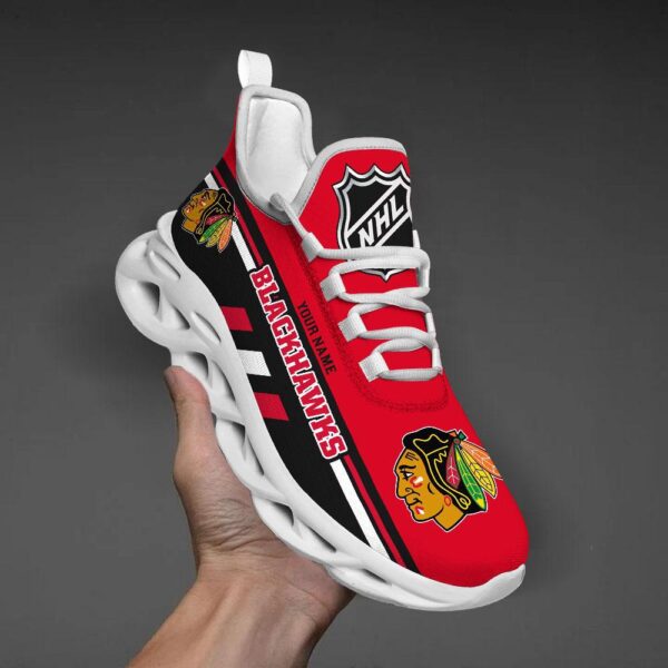 Personalized NHL Chicago Blackhawks Max Soul Shoes Chunky Sneakers Perfect Gift For Fans
