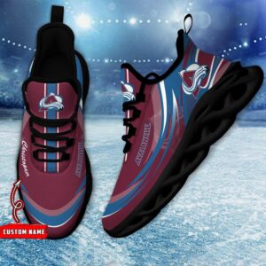 Personalized NHL Colorado Avalanche Max Soul Shoes Chunky Sneakers For Fans 2