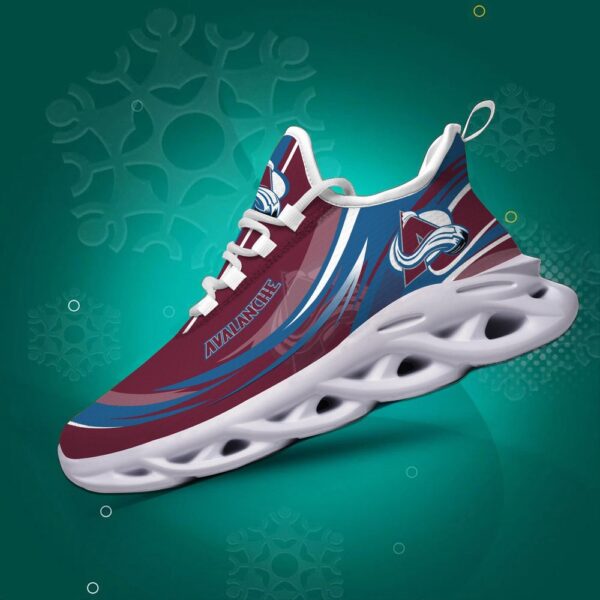 Personalized NHL Colorado Avalanche Max Soul Shoes Chunky Sneakers For Fans