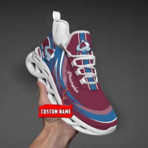 Personalized NHL Colorado Avalanche Max Soul Shoes Chunky Sneakers For Fans 4