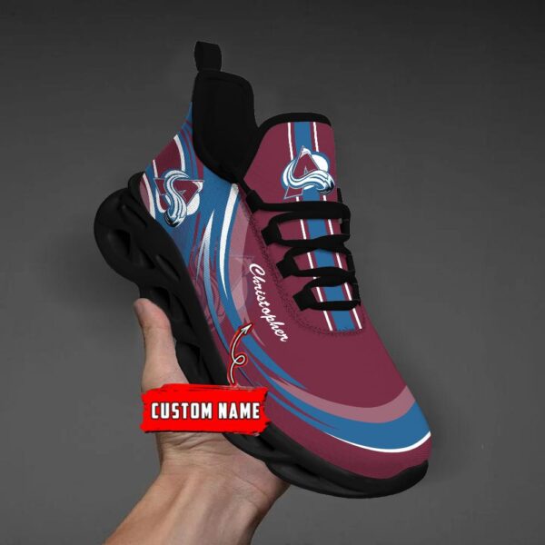 Personalized NHL Colorado Avalanche Max Soul Shoes Chunky Sneakers For Fans