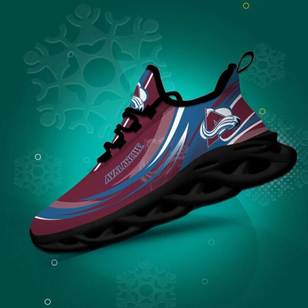 Personalized NHL Colorado Avalanche Max Soul Shoes Chunky Sneakers For Fans