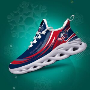 Personalized NHL Columbus Blue Jackets Max Soul Shoes Chunky Sneakers For Fans 3