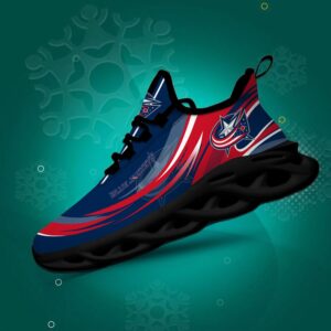 Personalized NHL Columbus Blue Jackets Max Soul Shoes Chunky Sneakers For Fans 6