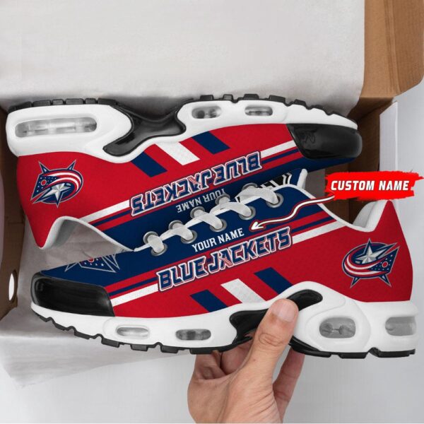 Personalized NHL Columbus Blue Jackets Max Soul Shoes Chunky Sneakers For Hockey Fans