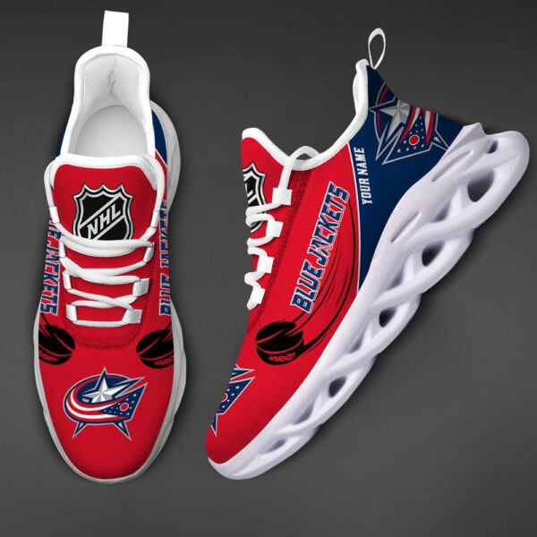 Personalized NHL Columbus Blue Jackets Max Soul Shoes Sneakers