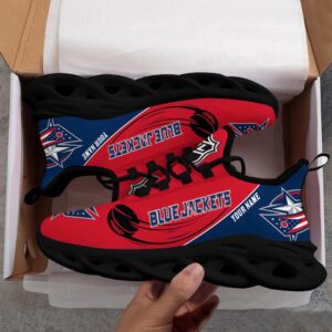 Personalized NHL Columbus Blue Jackets Max Soul Shoes Sneakers 5
