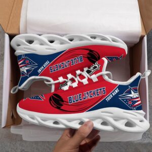 Personalized NHL Columbus Blue Jackets Max Soul Shoes Sneakers 6
