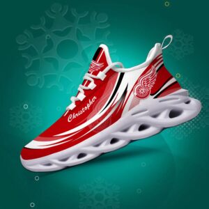 Personalized NHL Detroit Red Wings Max Soul Shoes Chunky Sneakers For Fans 3