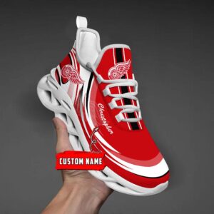 Personalized NHL Detroit Red Wings Max Soul Shoes Chunky Sneakers For Fans 4