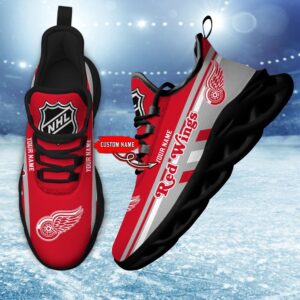 Personalized NHL Detroit Red Wings Max Soul Shoes Chunky Sneakers Perfect Gift For Fans 3