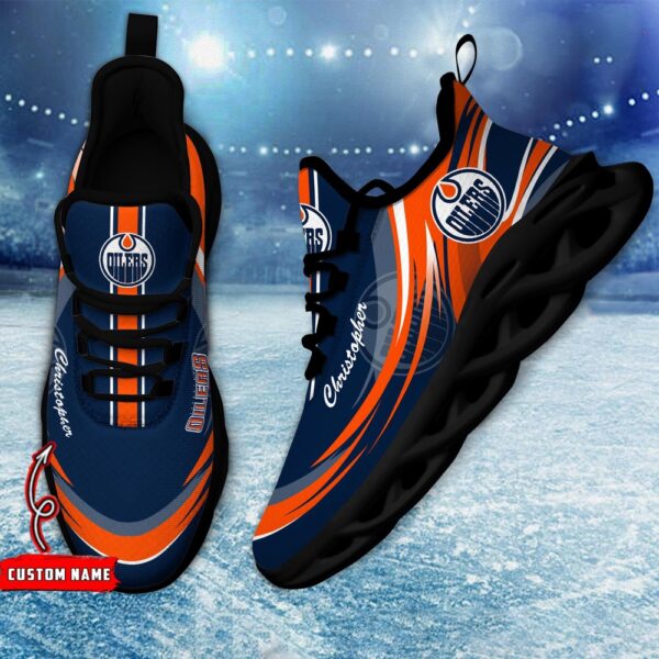 Personalized NHL Edmonton Oilers Max Soul Shoes Chunky Sneakers For Fans