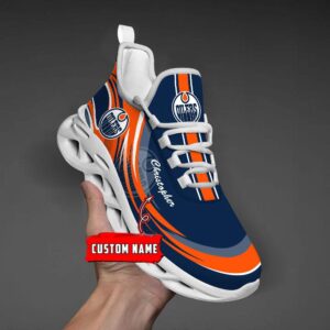Personalized NHL Edmonton Oilers Max Soul Shoes Chunky Sneakers For Fans 4