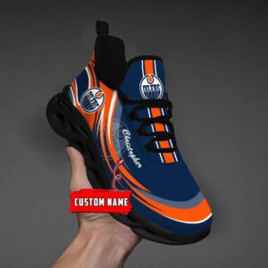 Personalized NHL Edmonton Oilers Max Soul Shoes Chunky Sneakers For Fans 5