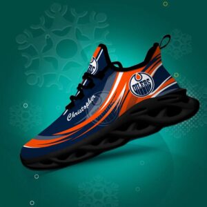 Personalized NHL Edmonton Oilers Max Soul Shoes Chunky Sneakers For Fans 6
