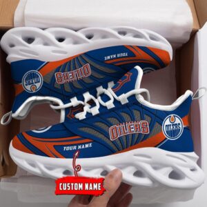 Personalized NHL Edmonton Oilers Max Soul Shoes For Hockey Fans 1