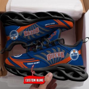 Personalized NHL Edmonton Oilers Max Soul Shoes For Hockey Fans 2