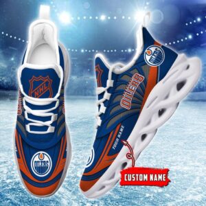 Personalized NHL Edmonton Oilers Max Soul Shoes For Hockey Fans 3