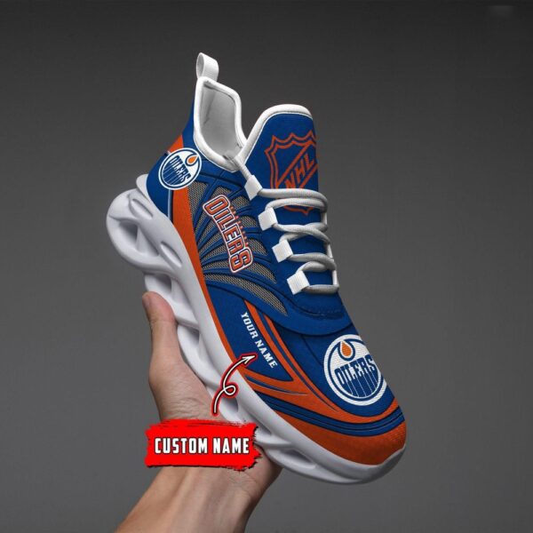 Personalized NHL Edmonton Oilers Max Soul Shoes For Hockey Fans
