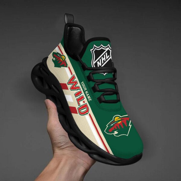 Personalized NHL Minnesota Wild Max Soul Shoes Chunky Sneakers Perfect Gift For Fans