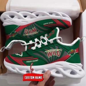 Personalized NHL Minnesota Wild Max Soul Shoes For Hockey Fans 1