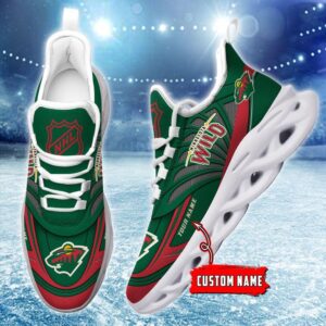 Personalized NHL Minnesota Wild Max Soul Shoes For Hockey Fans 3