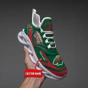 Personalized NHL Minnesota Wild Max Soul Shoes For Hockey Fans 4