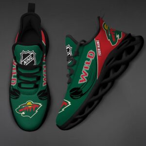 Personalized NHL Minnesota Wild Max Soul Shoes Sneakers 3