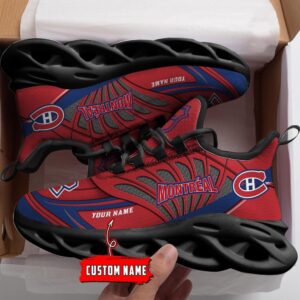 Personalized NHL Montreal Canadiens Max Soul Shoes For Hockey Fans 2