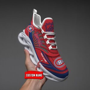 Personalized NHL Montreal Canadiens Max Soul Shoes For Hockey Fans 4