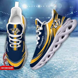 Personalized NHL Nashville Predators Max Soul Shoes Chunky Sneakers For Fans 1