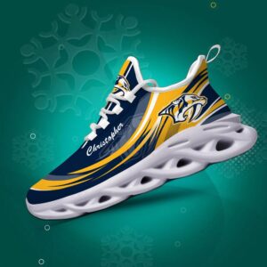 Personalized NHL Nashville Predators Max Soul Shoes Chunky Sneakers For Fans 3