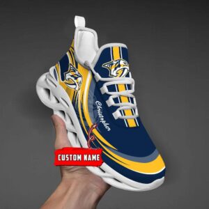Personalized NHL Nashville Predators Max Soul Shoes Chunky Sneakers For Fans 4
