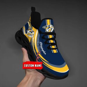 Personalized NHL Nashville Predators Max Soul Shoes Chunky Sneakers For Fans 5