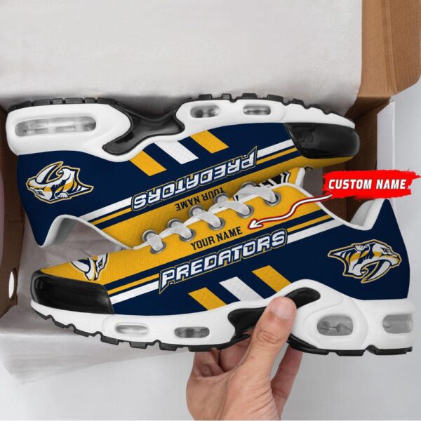Personalized NHL Nashville Predators Max Soul Shoes Chunky Sneakers For Hockey Fans