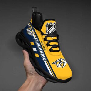 Personalized NHL Nashville Predators Max Soul Shoes Chunky Sneakers Perfect Gift For Fans 2