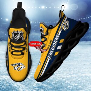 Personalized NHL Nashville Predators Max Soul Shoes Chunky Sneakers Perfect Gift For Fans 3