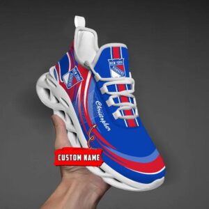 Personalized NHL New York Rangers Max Soul Shoes Chunky Sneakers For Fans 4