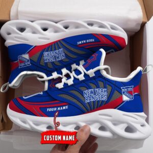 Personalized NHL New York Rangers Max Soul Shoes For Hockey Fans