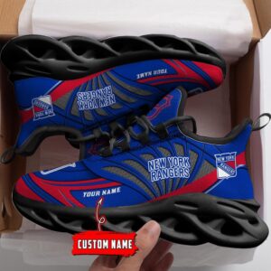 Personalized NHL New York Rangers Max Soul Shoes For Hockey Fans 2