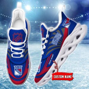 Personalized NHL New York Rangers Max Soul Shoes For Hockey Fans 3