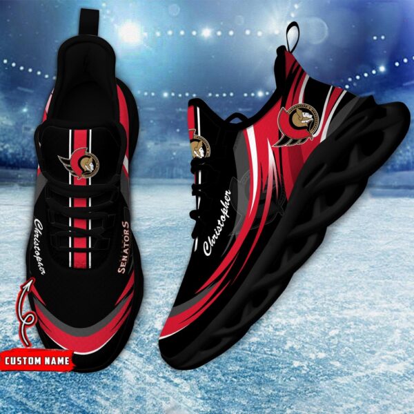 Personalized NHL Ottawa Senators Max Soul Shoes Chunky Sneakers For Fans