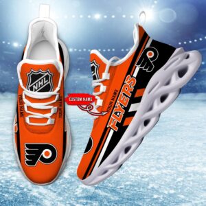 Personalized NHL Philadelphia Flyers Max Soul Shoes Chunky Sneakers Perfect Gift For Fans 1